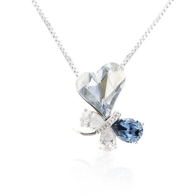 Warme Farben Necklace Crystal From Swarovski Butterfly Crystal