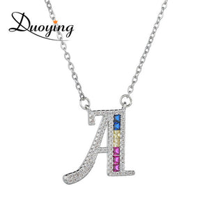 Duoying CZ Stone Initial Letters