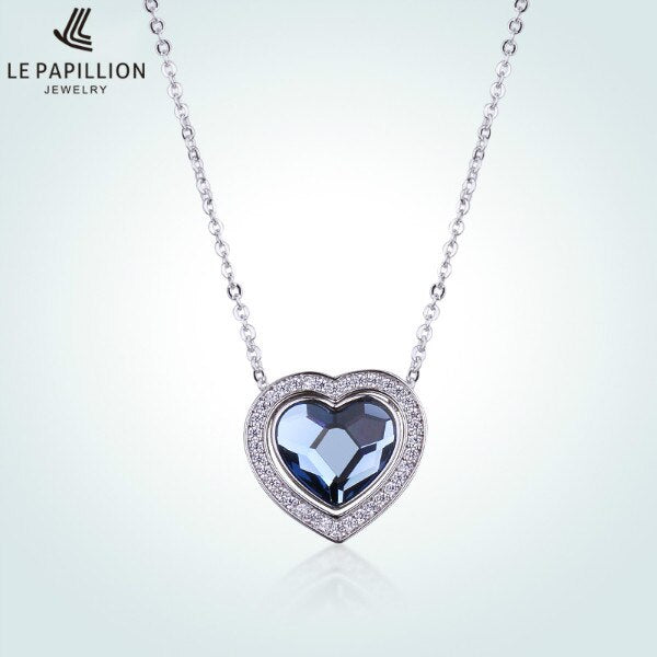 Warme Farben Necklace Crystal Classic Heart Shape Zircon